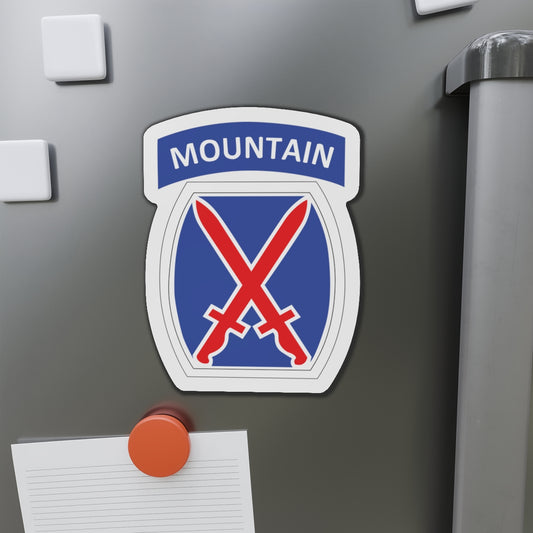 Die-Cut Magnets - DUI - 10th Infantry Division X 300