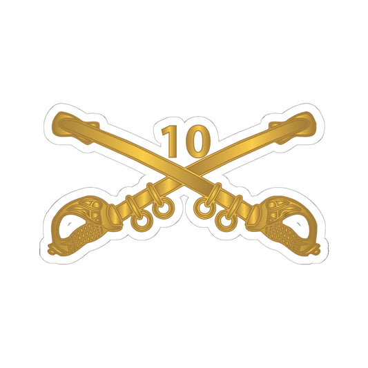 Kiss-Cut Stickers - Army - 10th Cavalry Branch wo Txt X 300