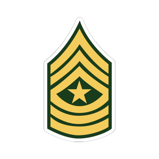 Kiss-Cut Stickers - Army - Sergeant Major E-9 (SGM) X 300