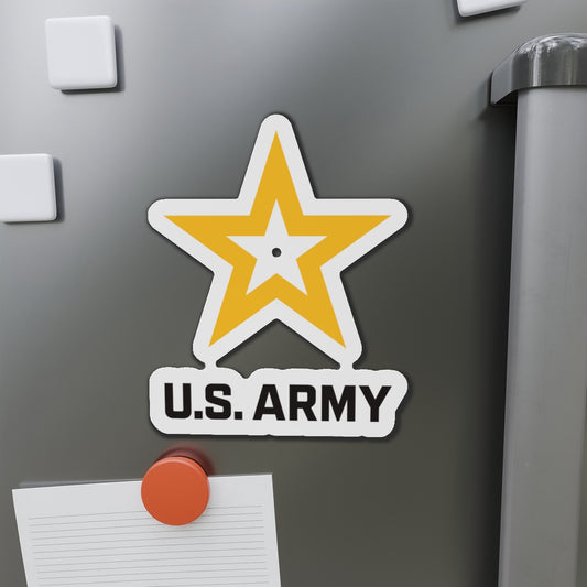 Die-Cut Magnets - Army Star W Us Army X 300