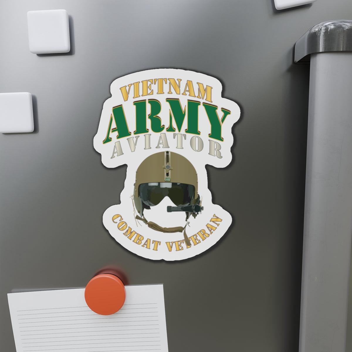 Die-Cut Magnets - Army - ARMY -  Aviator - Vietnam - Combat Vet X 300