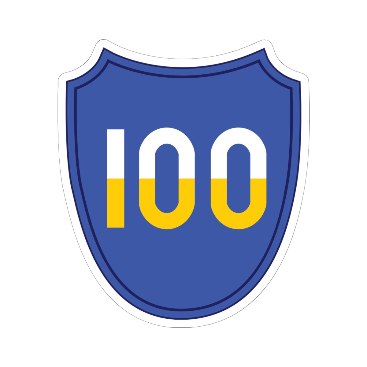 Kiss-Cut Stickers - SSI - 100th Infantry Division X 300