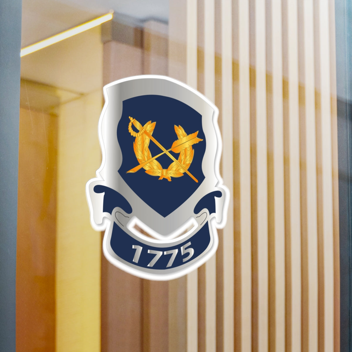 Kiss-Cut Vinyl Decals - Army - Jag Corps Crest wo Txt w DS X 300