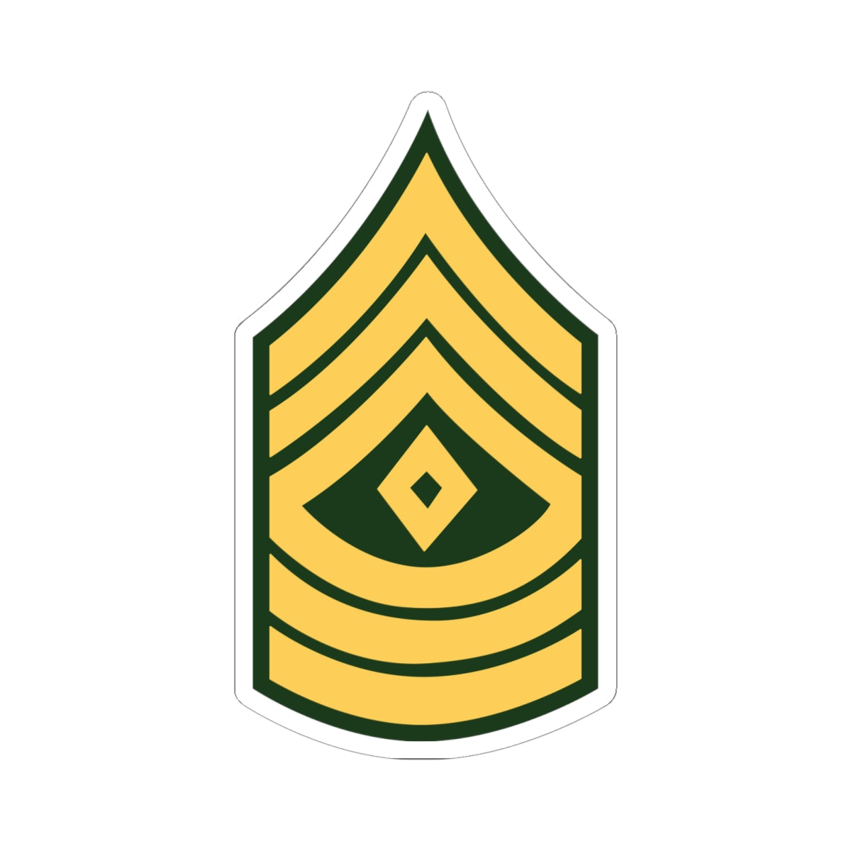 Kiss-Cut Stickers - Army - First Sergeant E-8 (1SG) X 300