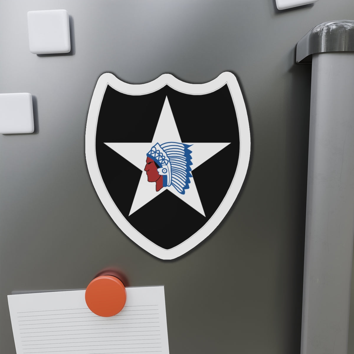 Die-Cut Magnets - SSI - 2nd Infantry Division wo Txt X 300