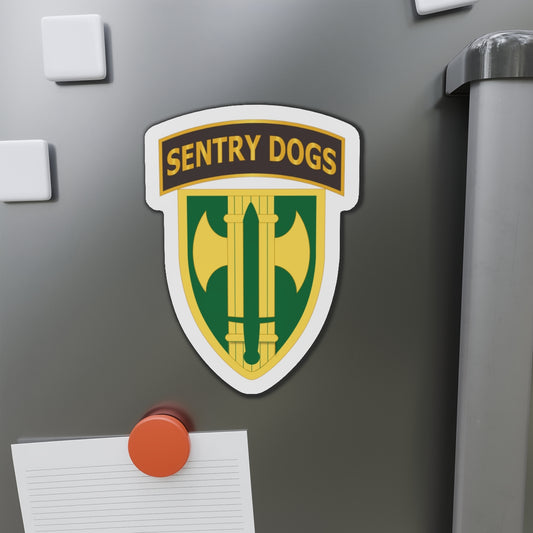 Die-Cut Magnets - 18th MP Brigade - Sentry Dogs Tab wo Txt