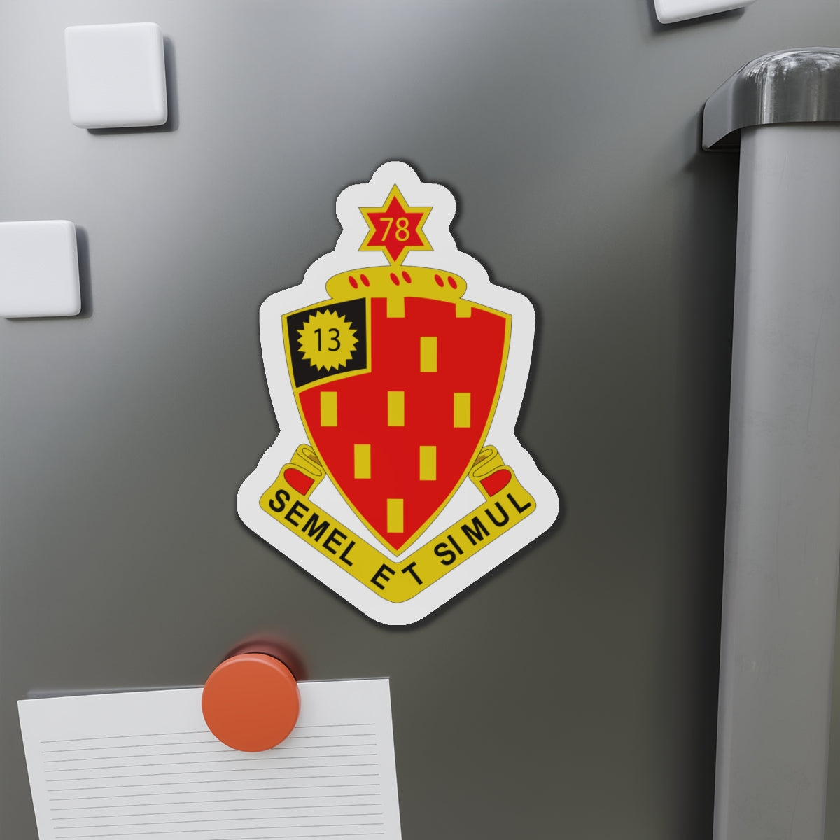 Die-Cut Magnets - Army - 78th Field Artillery Regiment wo Txt