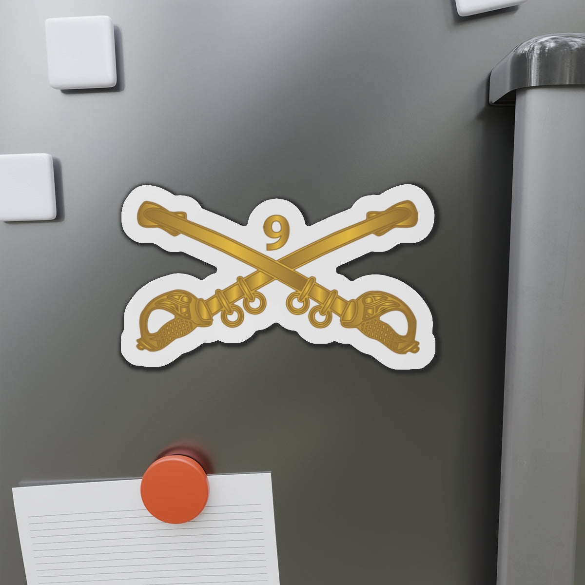 Die-Cut Magnets -SSI - Army - 9th Cavalry Branch wo Txt X 300