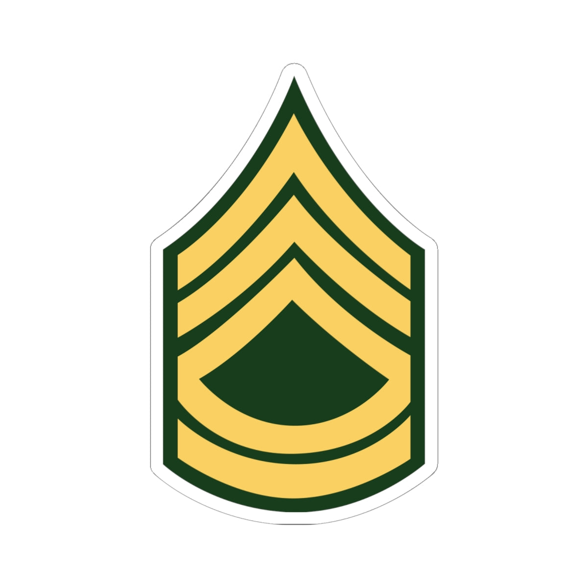 Kiss-Cut Stickers - Army - Sergeant First Class E-7 (SFC) X 300