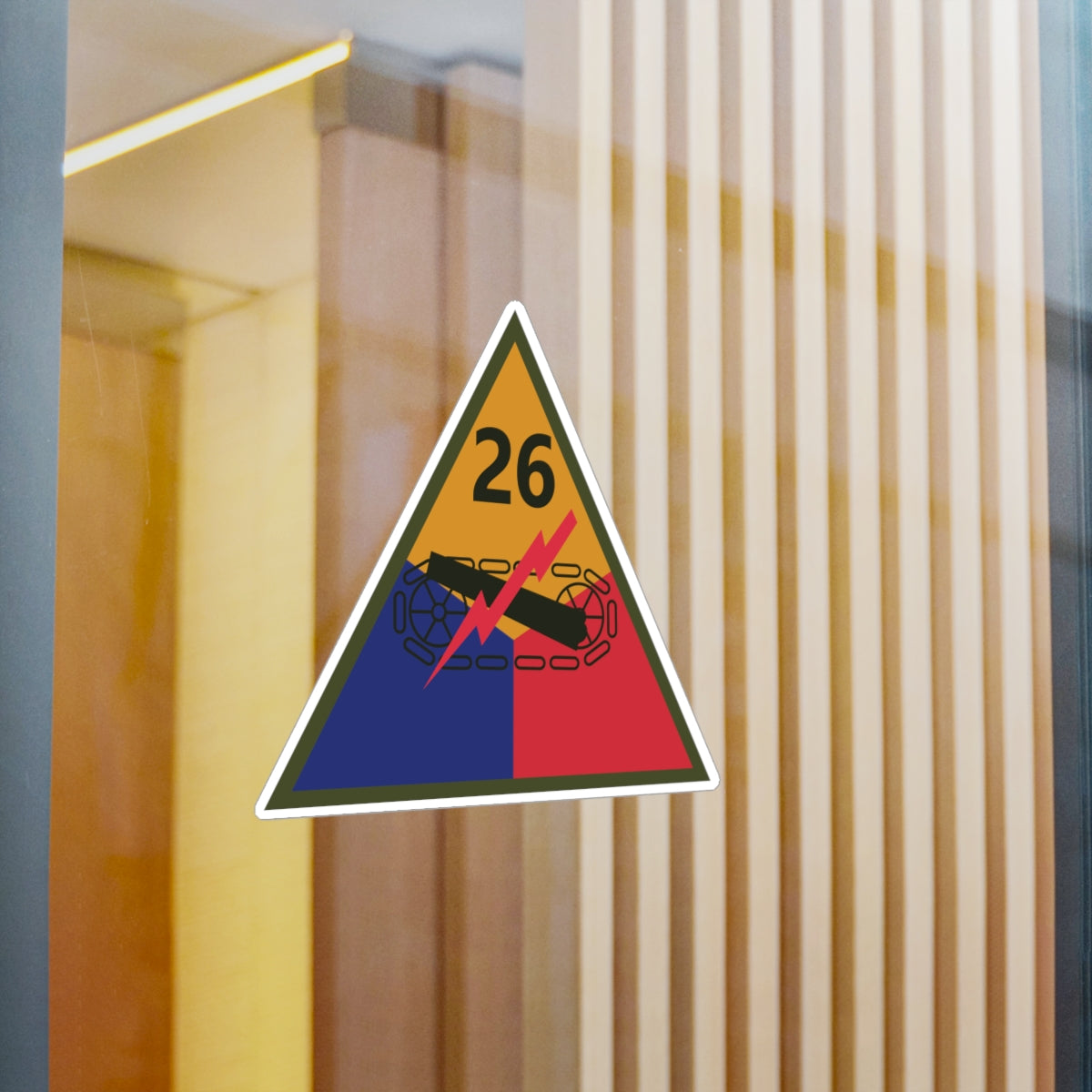 Kiss-Cut Vinyl Decals - SSI - 26th Armored Division X 300