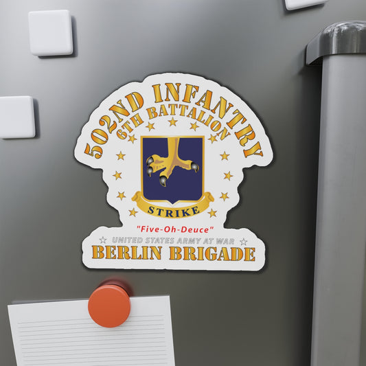 Die-Cut Magnets - 6th Battalion 502nd Infantry - Berlin Brigade X 300