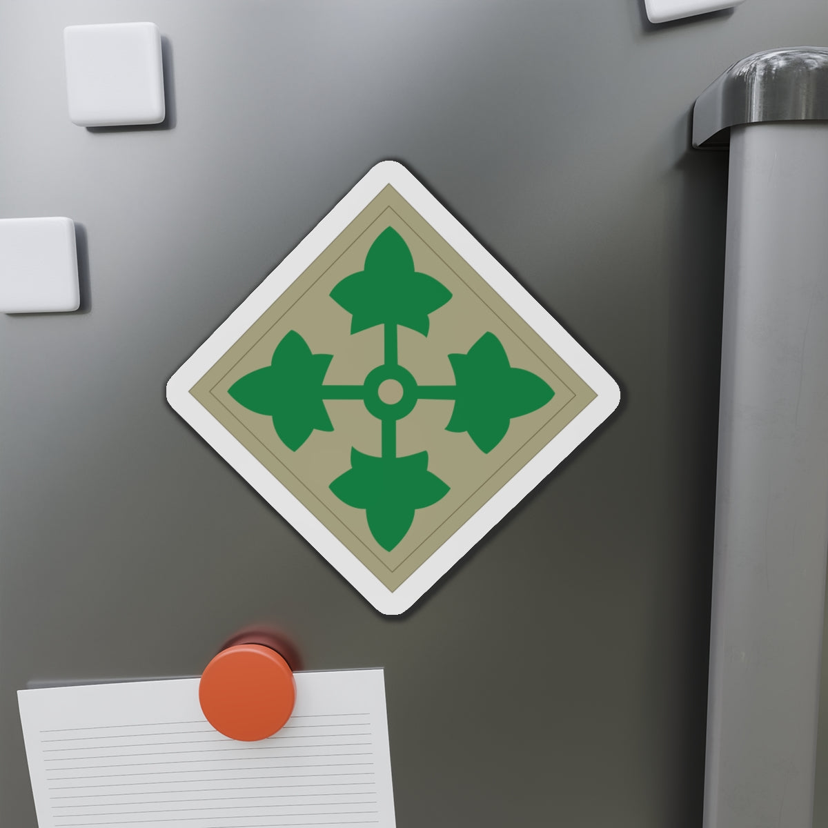 Die-Cut Magnets - SSI - 4th Infantry Division wo Txt X 300