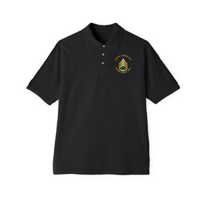 Men's Piqué Polo - Staff Sergeant - SSG