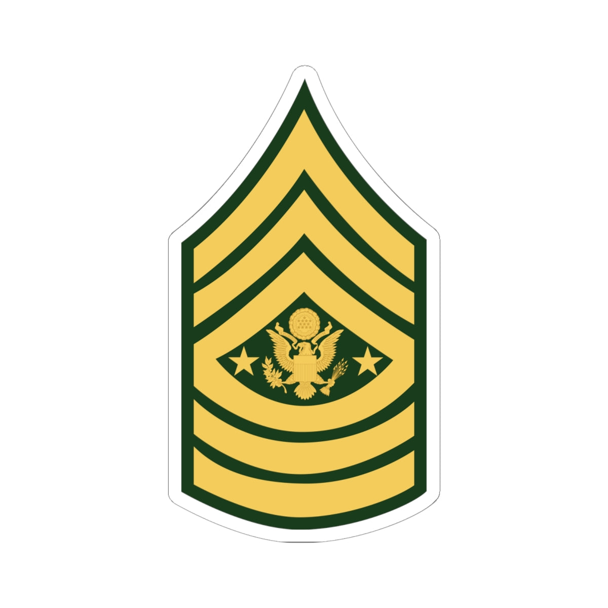 Kiss-Cut Stickers - Army - Sgt Major of the Army E-9 (SMA) X 300