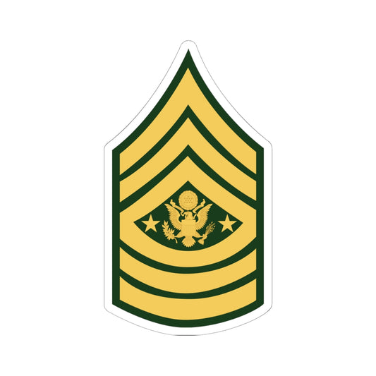 Kiss-Cut Stickers - Army - Sgt Major of the Army E-9 (SMA) X 300