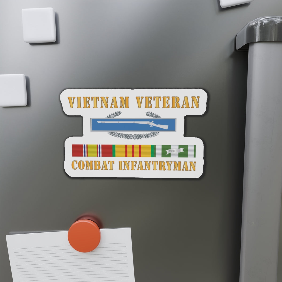 Die-Cut Magnets -SSI -Vietnam Veteran - Cbt Infantryman
