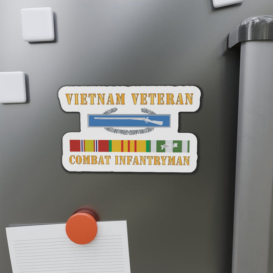 Die-Cut Magnets -SSI -Vietnam Veteran - Cbt Infantryman
