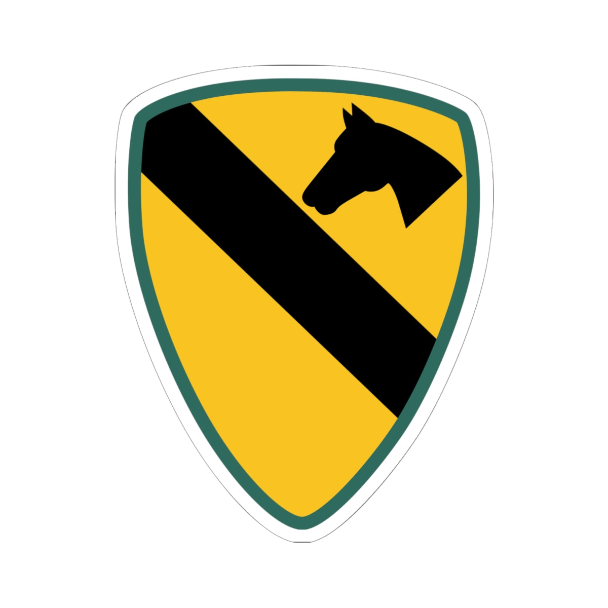 Kiss-Cut Stickers -  SSI - 1st Cavalry Division X 300