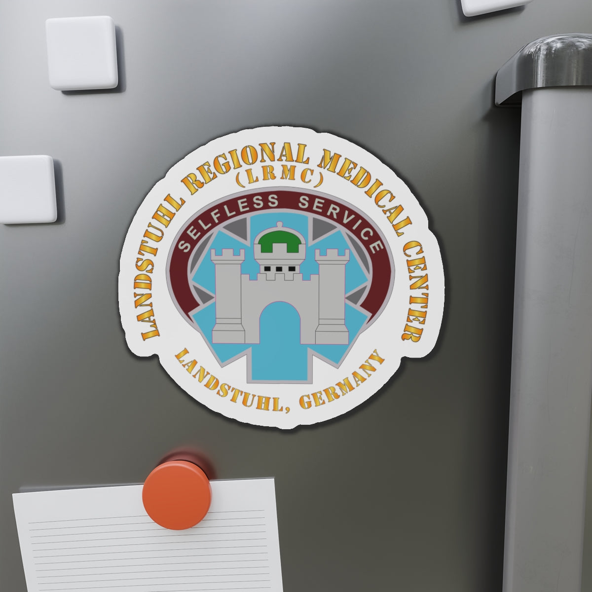 Die-Cut Magnets - Army - Landstuhl Regional Medical Center - Landstuhl Germany