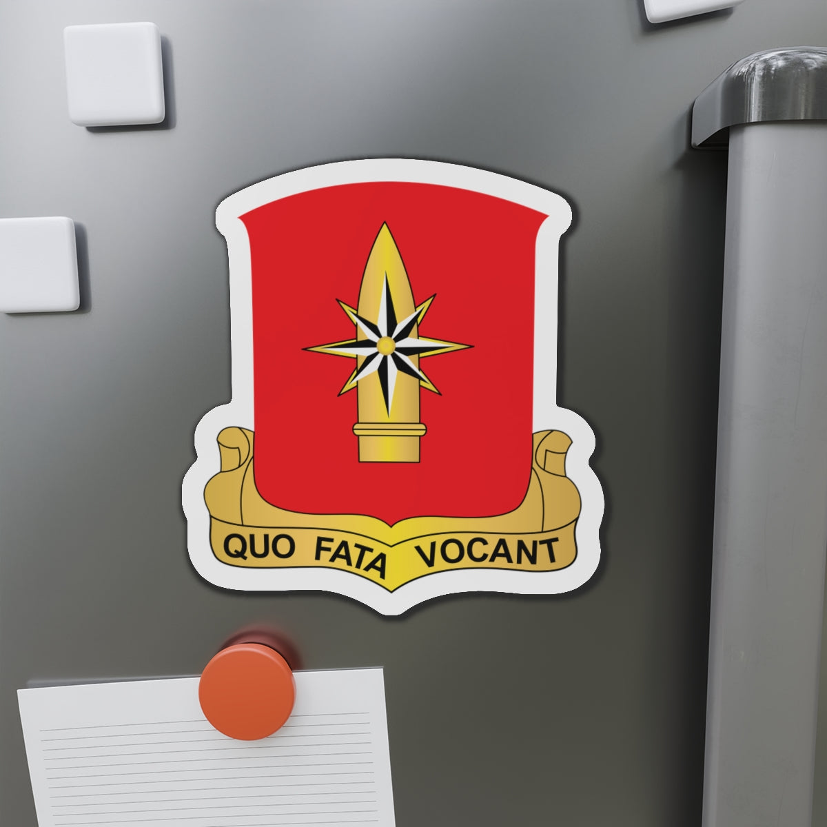 Die-Cut Magnets -SSI -  43rd Field Artillery Battalion - Red wo Txt X 300