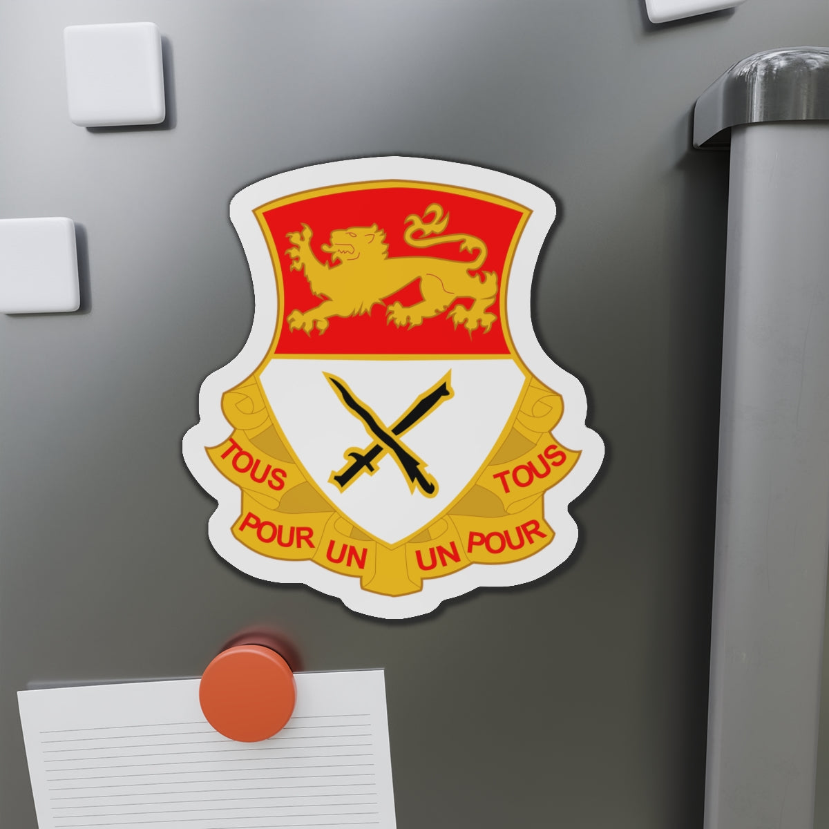 Die-Cut Magnets - Army  - 15th Cavalry Regiment wo Txt