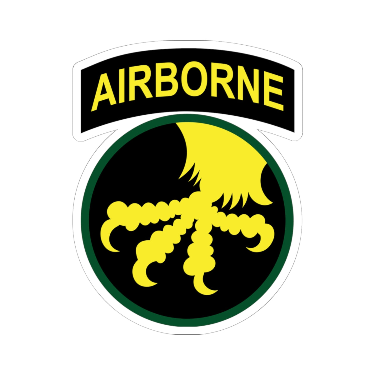 Kiss-Cut Stickers - SSI - 17th Airborne Division X 300