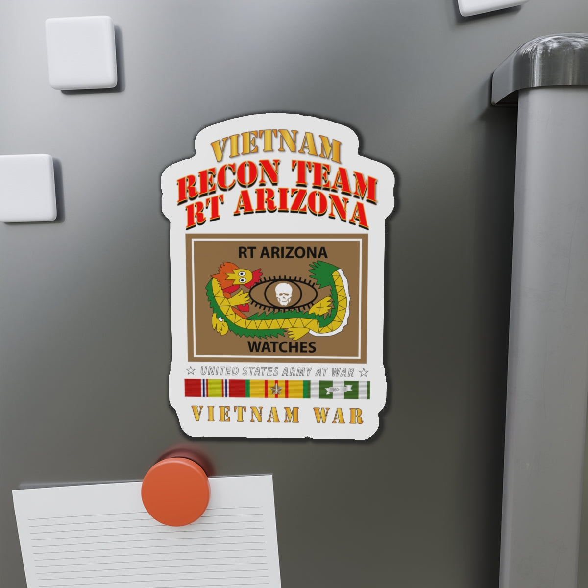 Die-Cut Magnets - RECON TEAM -  Recon Team - RT Arizona - Vietnam War w VN SVC