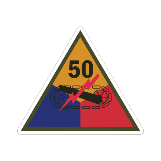 Kiss-Cut Stickers - SSI - 50th Armored Division X 300