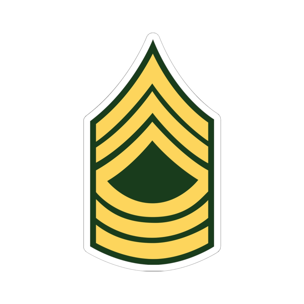 Kiss-Cut Stickers - Army - Master Sergeant E-8 (MSG) X 300
