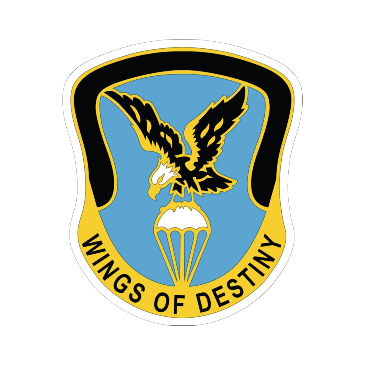 Kiss-Cut Stickers Army - DUI - Aviation Brigade, 101st Airborne Division X 300