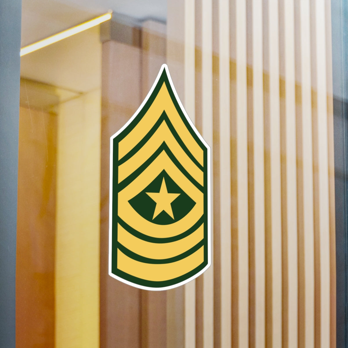 Kiss-Cut Vinyl Decals - Army - Sergeant Major E-9 (SGM) X 300
