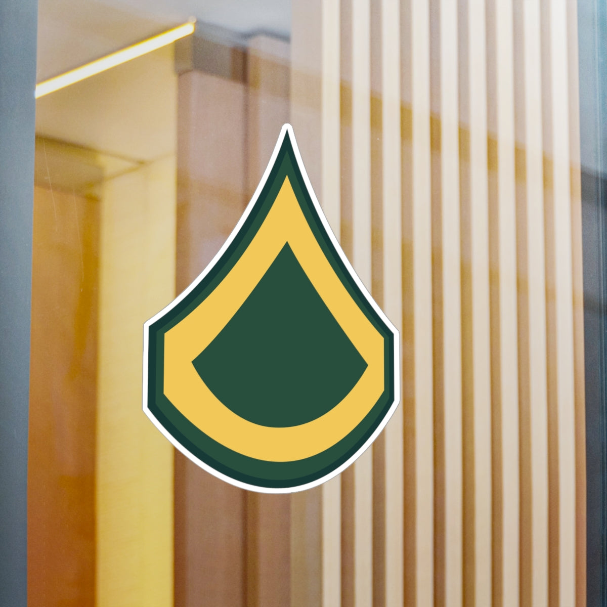 Kiss-Cut Vinyl Decals - Army - Private First Class E-3 (PFC) X 300