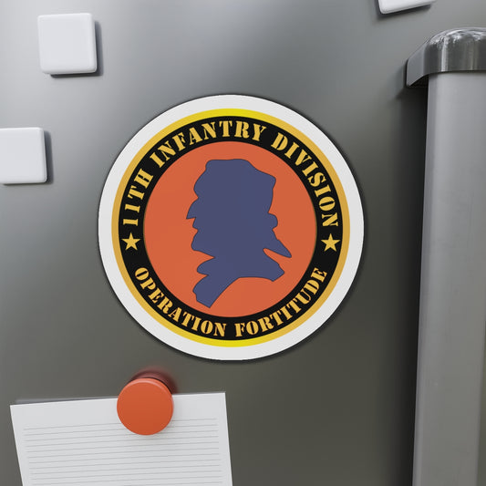 Die-Cut Magnets - Army - 11th Infantry Division - Operation Fortitude X 300