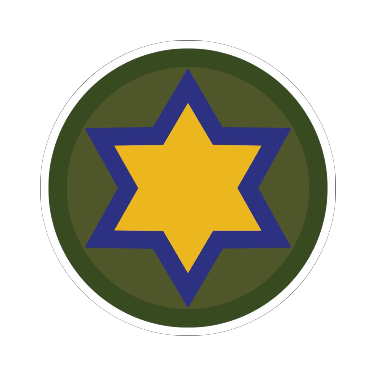 Kiss-Cut Stickers - SSI - 66th Cavalry Division X 300