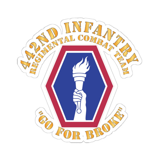 Kiss-Cut Stickers -Army - 442nd Infantry Regimental Combat Team X 300 (Copy)