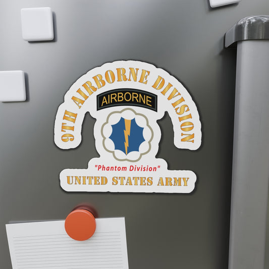 Die-Cut Magnets - Army - SSI - 9th Airborne Division - Phantom Division - US Army X 300
