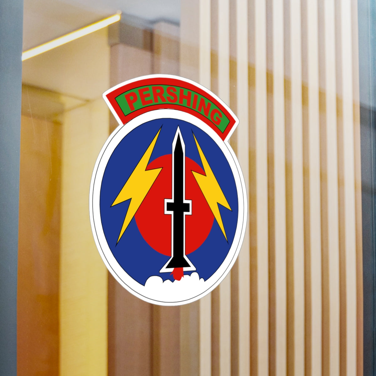 Kiss-Cut Vinyl Decals - Army - 56th Artillery Command - Pershing