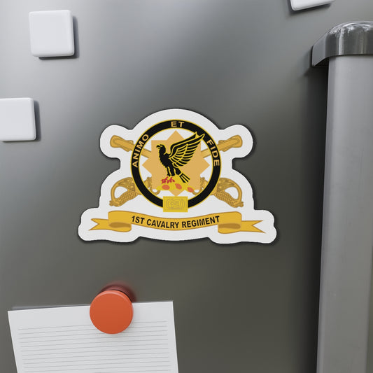 Die-Cut Magnets -SSI-Army - 1st Cavalry Regiment w Br - Ribbon X 300