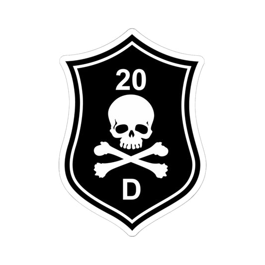 Kiss-Cut Stickers - SSI - 20th Infantry Division X 300