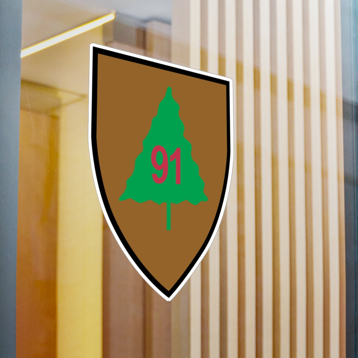 Kiss-Cut Vinyl Decals - SSI - 91st Infantry Division X 300