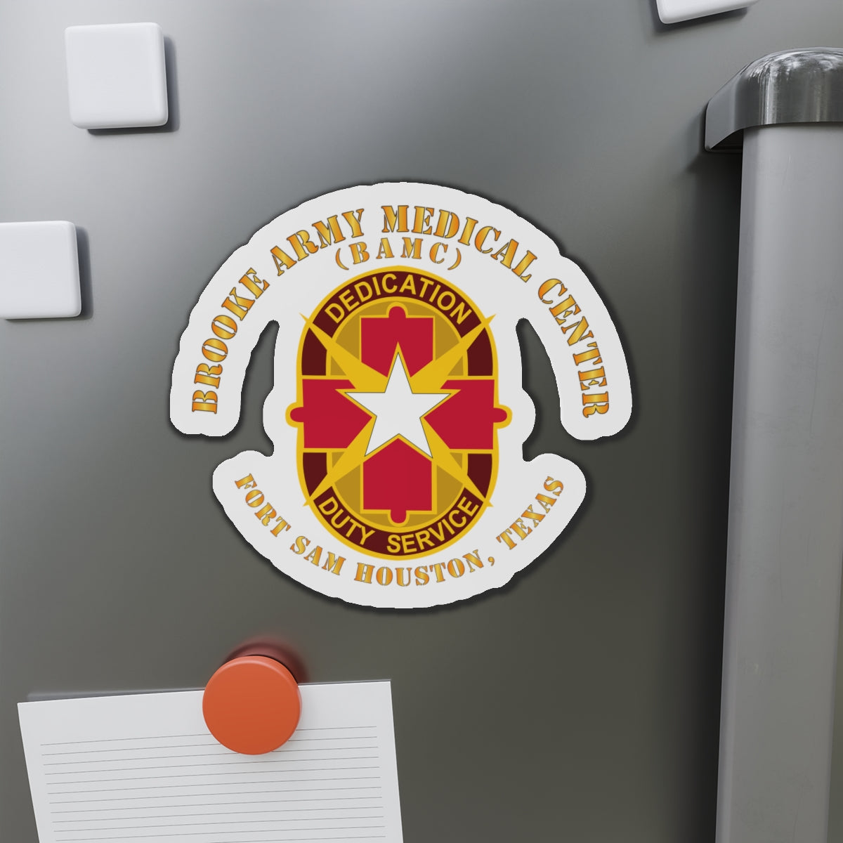 Die-Cut Magnets - Army - Brooke Army Medical Center - Fort Sam Houston TX