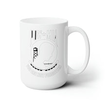 Load image into Gallery viewer, White Ceramic Mug 15oz - Army - POW - MIA - Hat
