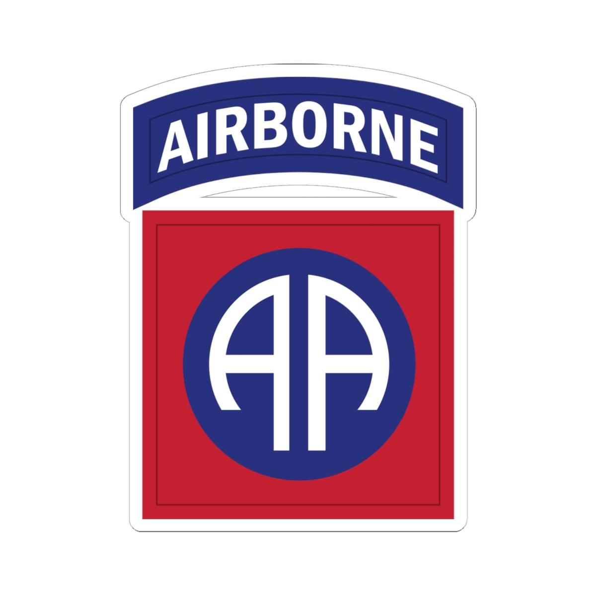 Kiss-Cut Stickers - SSI - 82d Airborne Division X 300