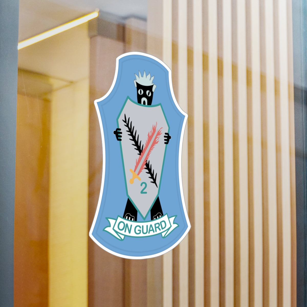 Kiss-Cut Vinyl Decals - 2nd Battlegroup - 6th Infantry Regt - Berlin Bde wo Txt X 300