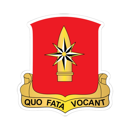 Kiss-Cut Stickers - 43rd Field Artillery Battalion - Red wo Txt X 300