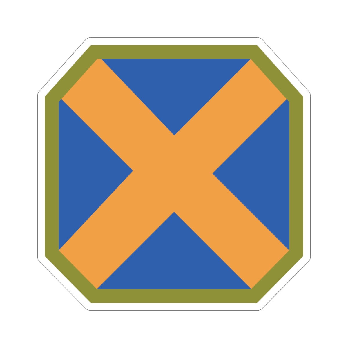 Kiss-Cut Stickers - SSI - 14th Infantry Division Phantom  X 300