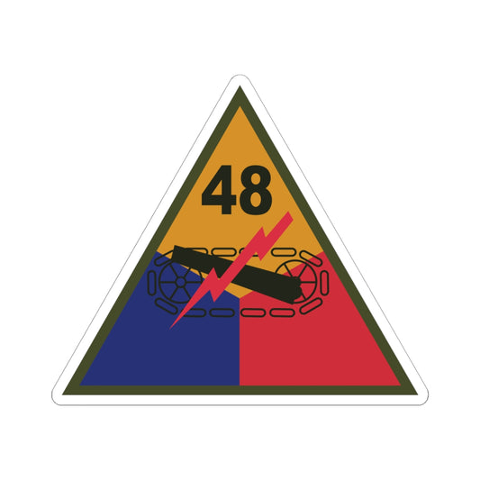 Kiss-Cut Stickers - SSI - 48th Armored Division X 300