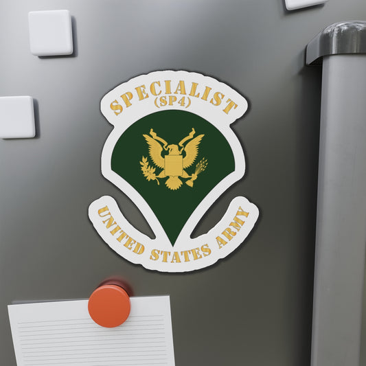 Die-Cut Magnets -SSI -Army - Specialist - SP4 - Flat X 300