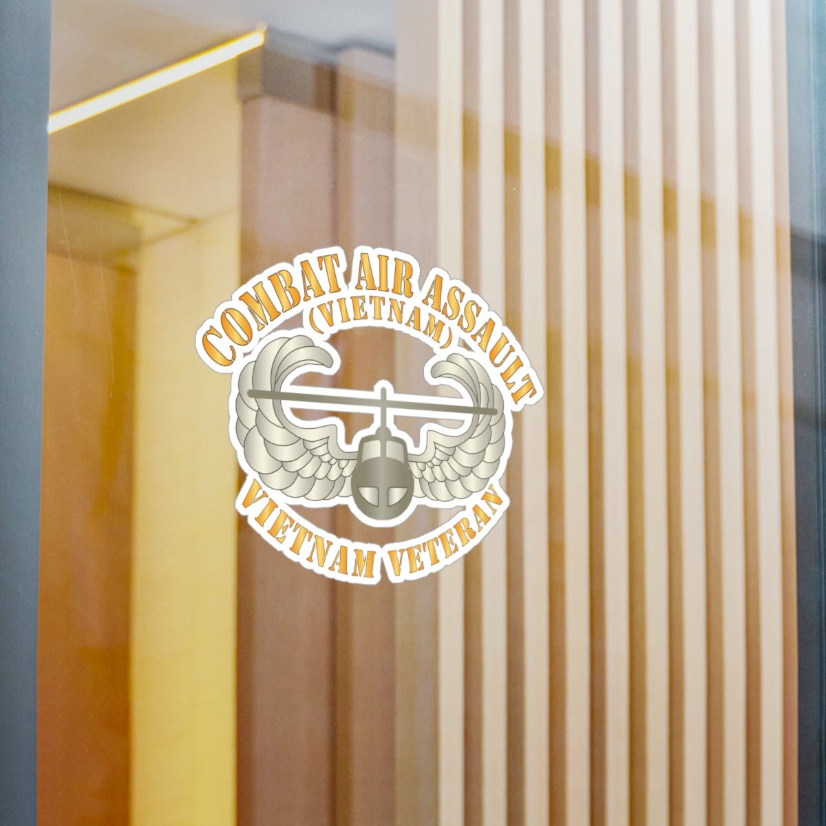 Kiss-Cut Vinyl Decals - Army - Combat Air Assault - Vietnam X 300