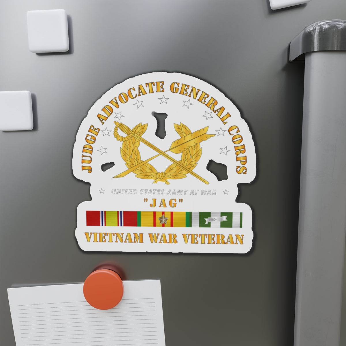 Die-Cut Magnets - JAG Branch w VN SVC